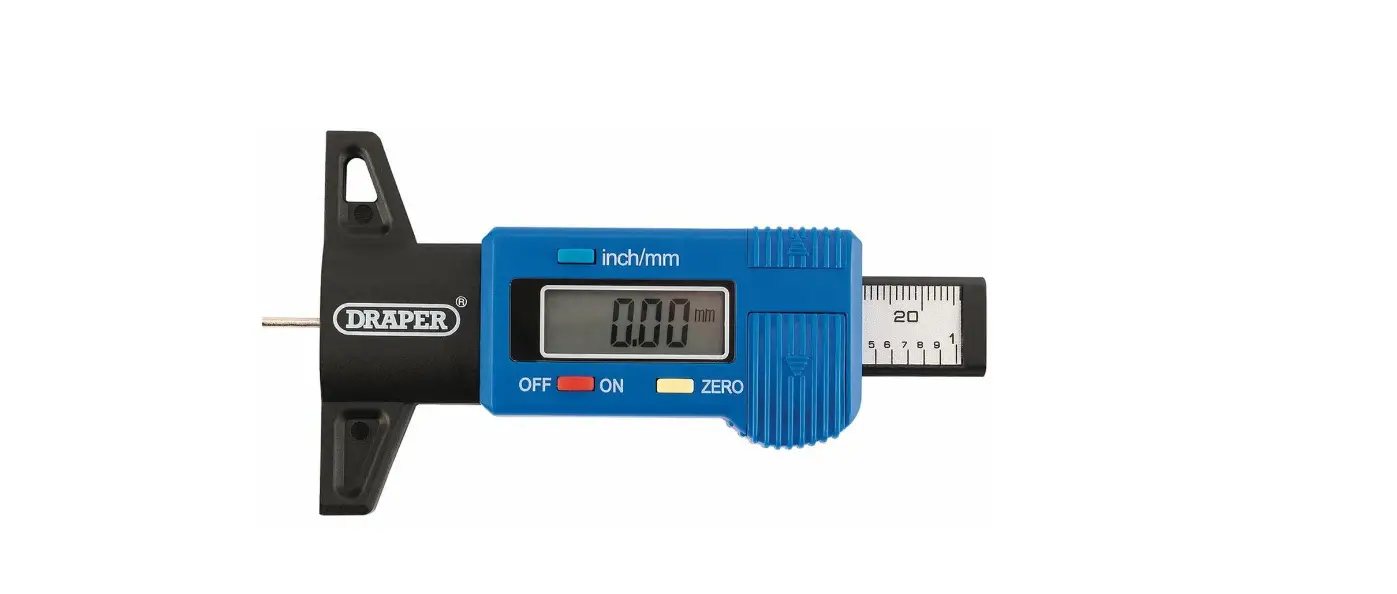 Draper 39591 Digital Tyre Tread Depth Gauge Instruction Manual