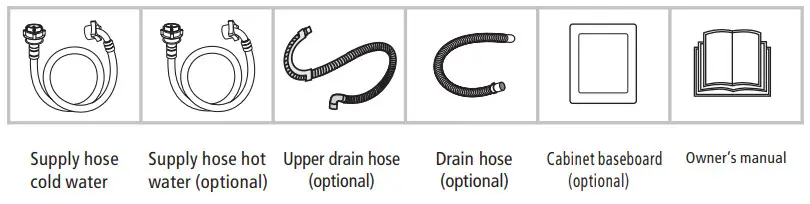 Midea MFW 1655CV Washing Machine - Accessories