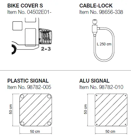 FIAMMA 02093A98A Pro Auto Trail Bicycles Carrier-15