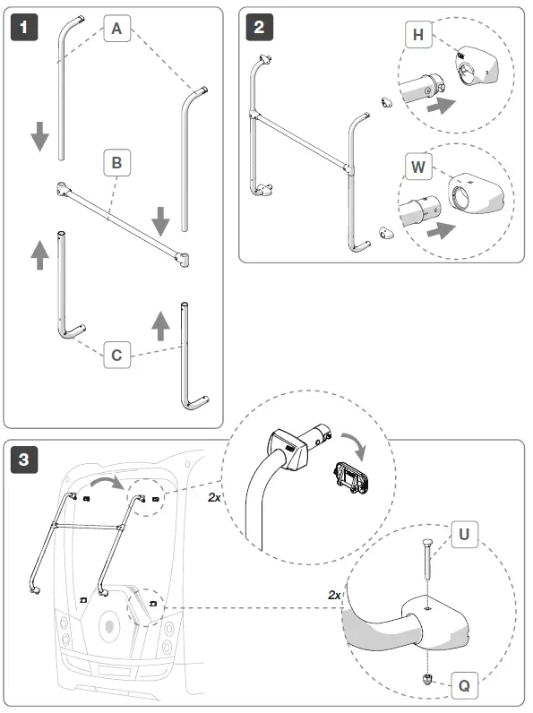 FIAMMA 02093A98A Pro Auto Trail Bicycles Carrier-7