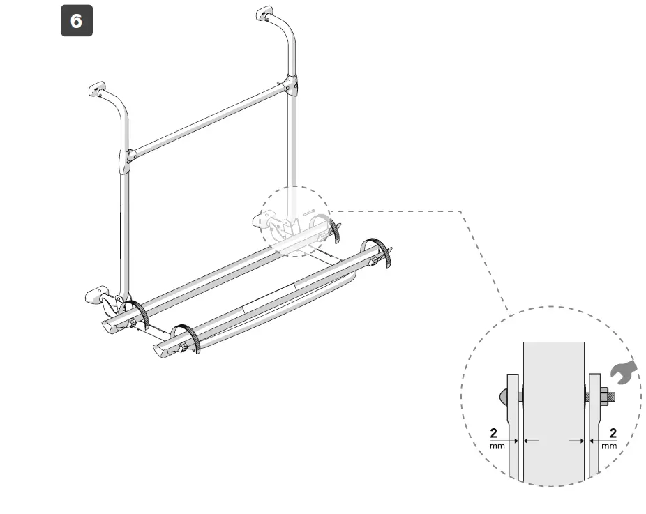 FIAMMA 02093A98A Pro Auto Trail Bicycles Carrier-9