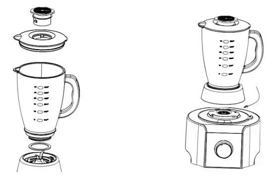 H Koenig mx18 800W Red Multifunction Robot - figure 4