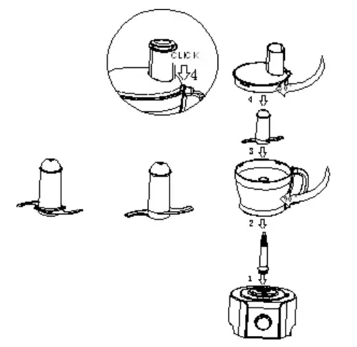 H Koenig mx18 800W Red Multifunction Robot - figure 2
