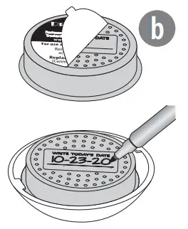 Dry Store DryCaddy UV Portable Hearing Aid Dryer -Installing the Desiccant 2