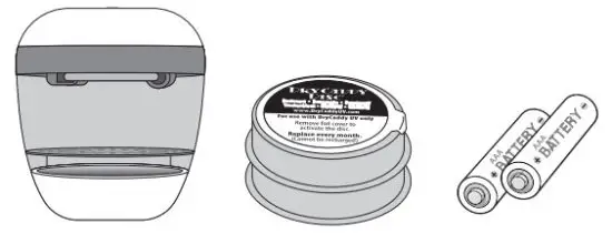 Dry Store DryCaddy UV Portable Hearing Aid Dryer - included