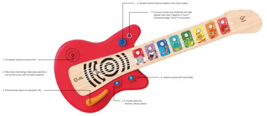 baby einstein 32026401 Tune Guitar Connected Magic Touch Guitar Toy - figure 1