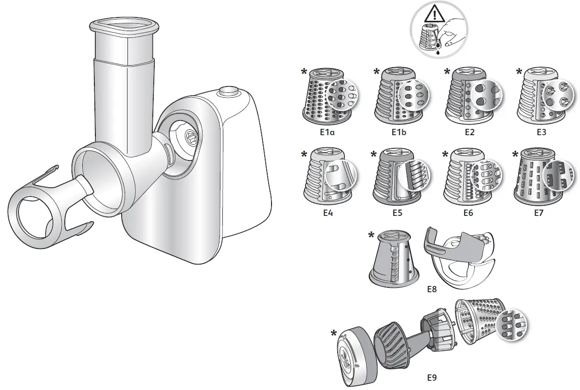 moulinex LS-123456 Fresh Express Shredders Multi Color 1