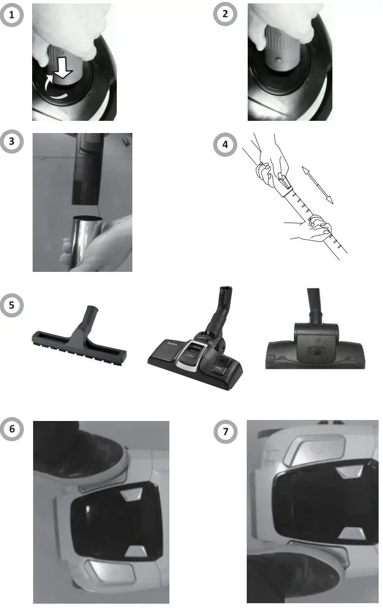 Amica VM 7002 Suracon Vacuum Cleaner - Fig 1