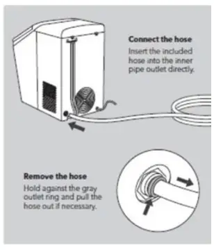 newair NIM030SS00 30 lb. Countertop Nugget Ice Maker-fig9