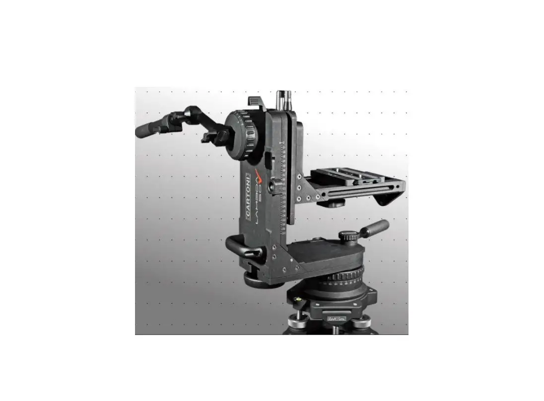 Lambda Cartoni Professional Camera Support User Manual Lambda Cartoni Professional Camera Support User Manual