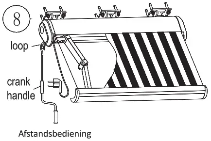 Hortensus E6100 Series Motorized Sun Awning - Fig 15