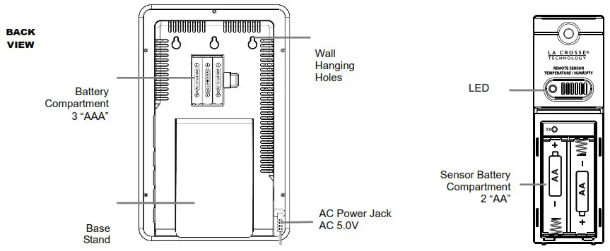 LA CROSSE 308 1425CA Wireless Color Weather Station - WIRELESS COLOR WEATHER STATION 2