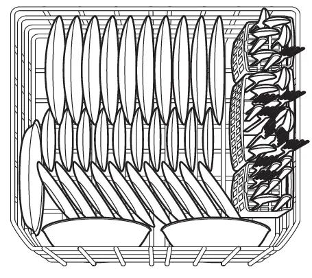 IKEA ESSENTIELL Built-in Dishwasher fign 8