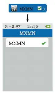 Display Min Max values