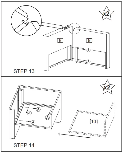 COSTWAY Wicker Sofa - step 7
