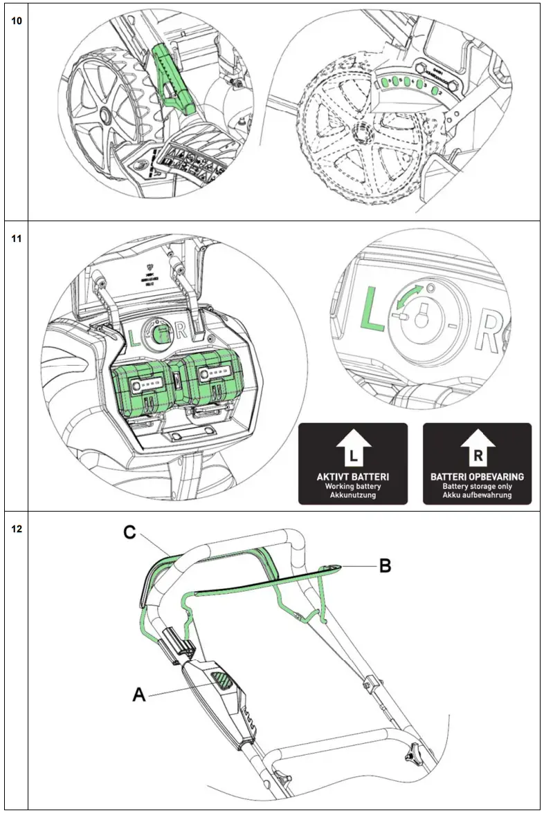 TEXAS Razor 4620Li Garden Lawn Mover - FIG 4