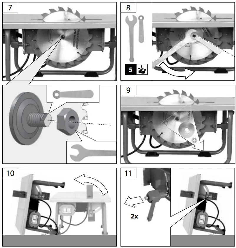 Gude GTK 800 Table Saw 11
