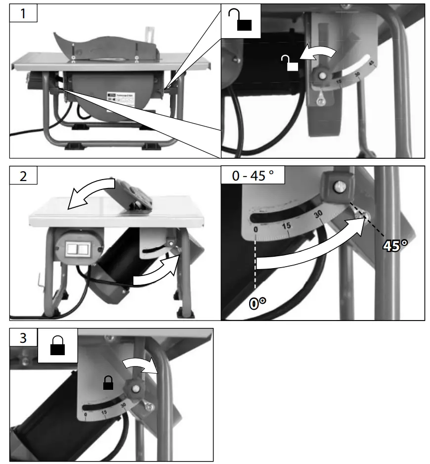 Gude GTK 800 Table Saw 6