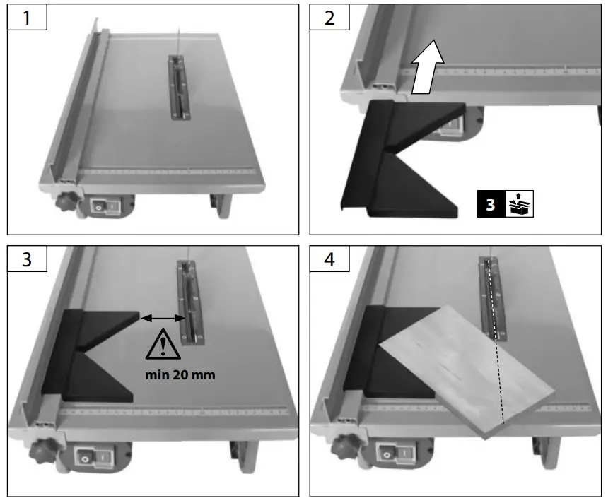 Gude GTK 800 Table Saw 7