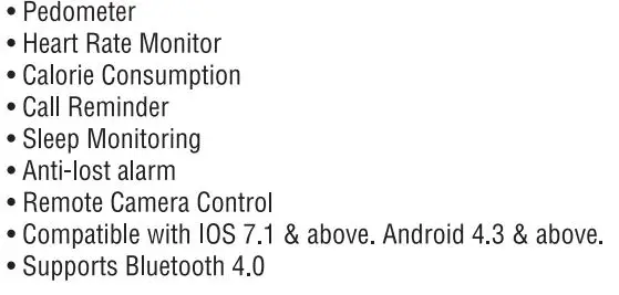 volkano Fitness Tracker and Heart - Features