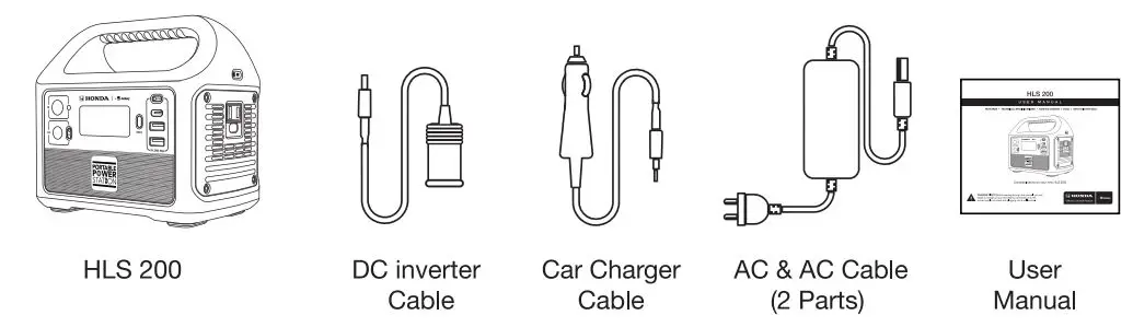 Honda Portable Power Station User Manual - What's in the box
