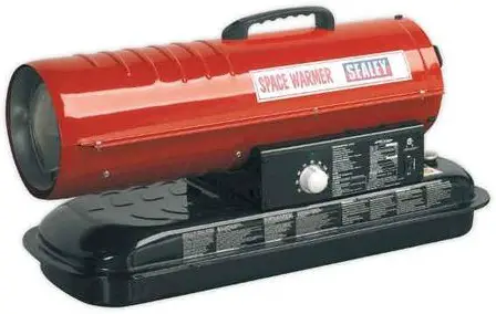 SEALEY AB350 Space Warmer Kerosene Diesel Heater Without With Wheels