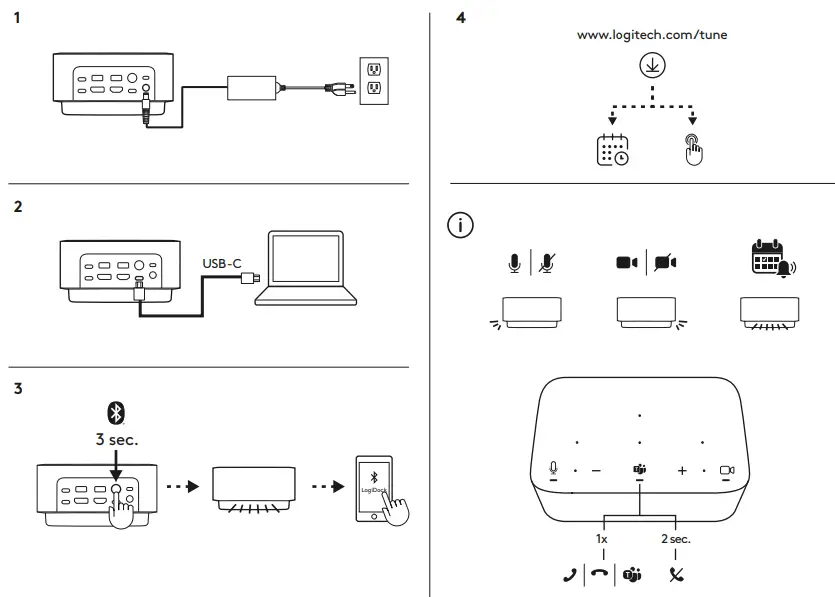 logitech-A00161-Logi-Dock-All-In-One-Docking-Station-with-Speakerphone-FIG-1