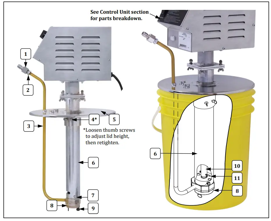 GOLD MEDAL 5098-00-200 EZ Flo Batter Pump - fig 12