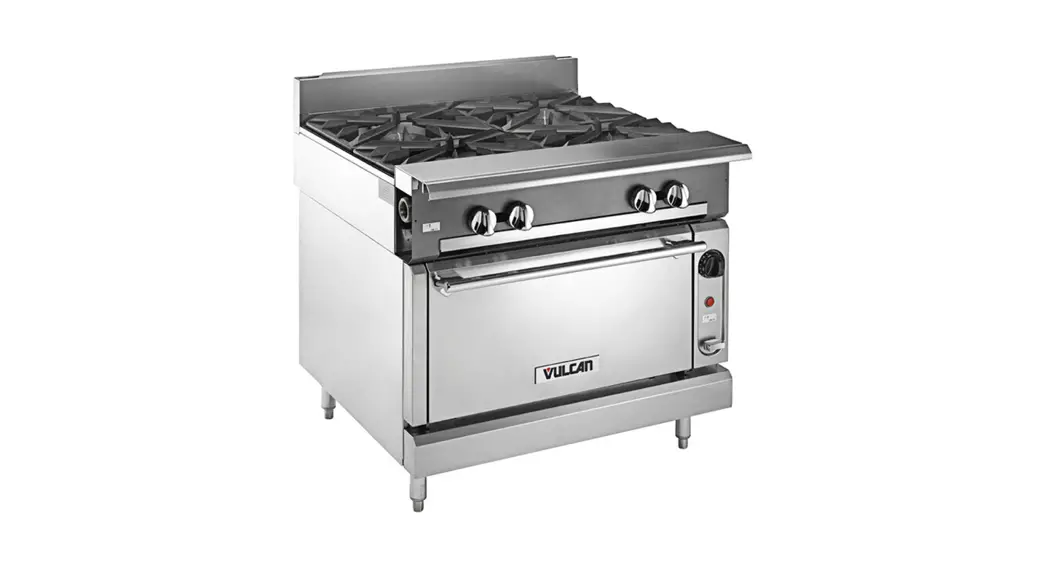 Vulcan V2bg4t V Series 36 Inch 2 Burner Heavy-duty Thermostatic Range User Manual