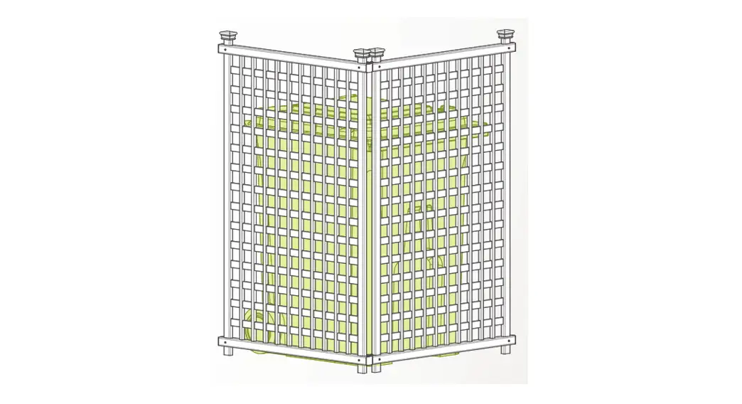 Zippity Highland Vinyl Privacy Lattice Screen Instruction Manual