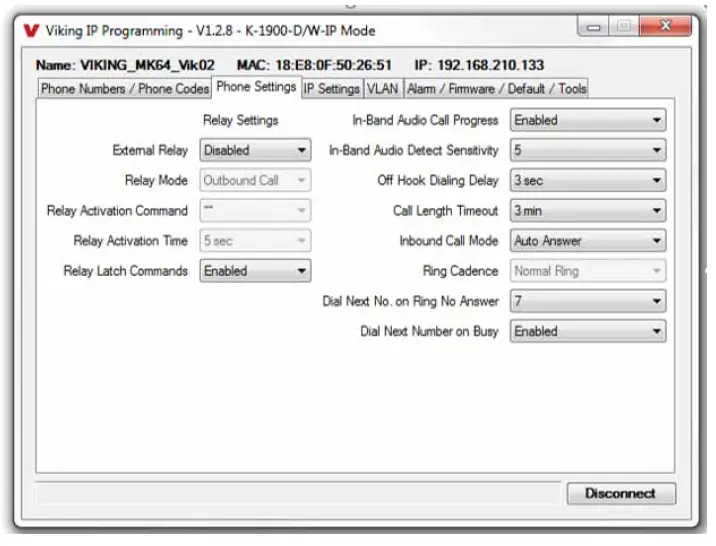 VIKING ELECTRONICS K-1900D-IP Classic VoIP Phones with Auto Dialer fig 12