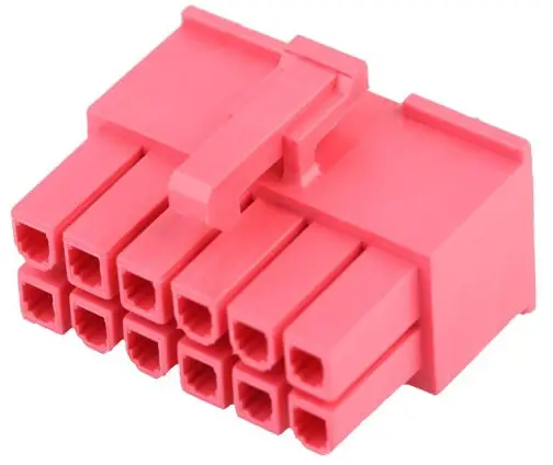 molex MF-12F Mini-Fit socket without contacts