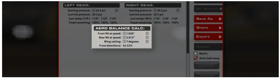 iRacing AUDI R8 LMS GT3 Racing Car - AERO CALCULATOR