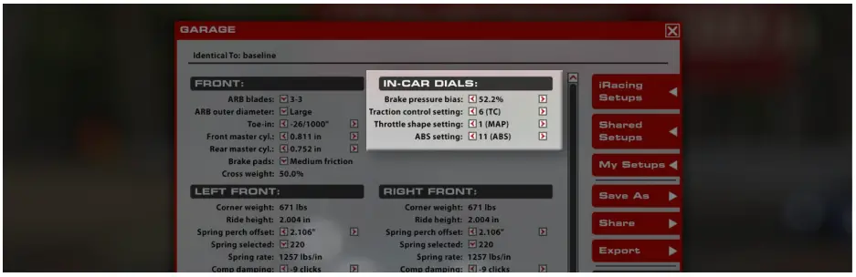 iRacing AUDI R8 LMS GT3 Racing Car - CAR DIALS