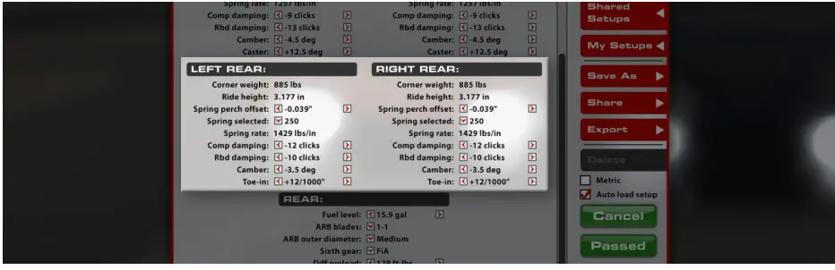 iRacing AUDI R8 LMS GT3 Racing Car - RIGHT REAR