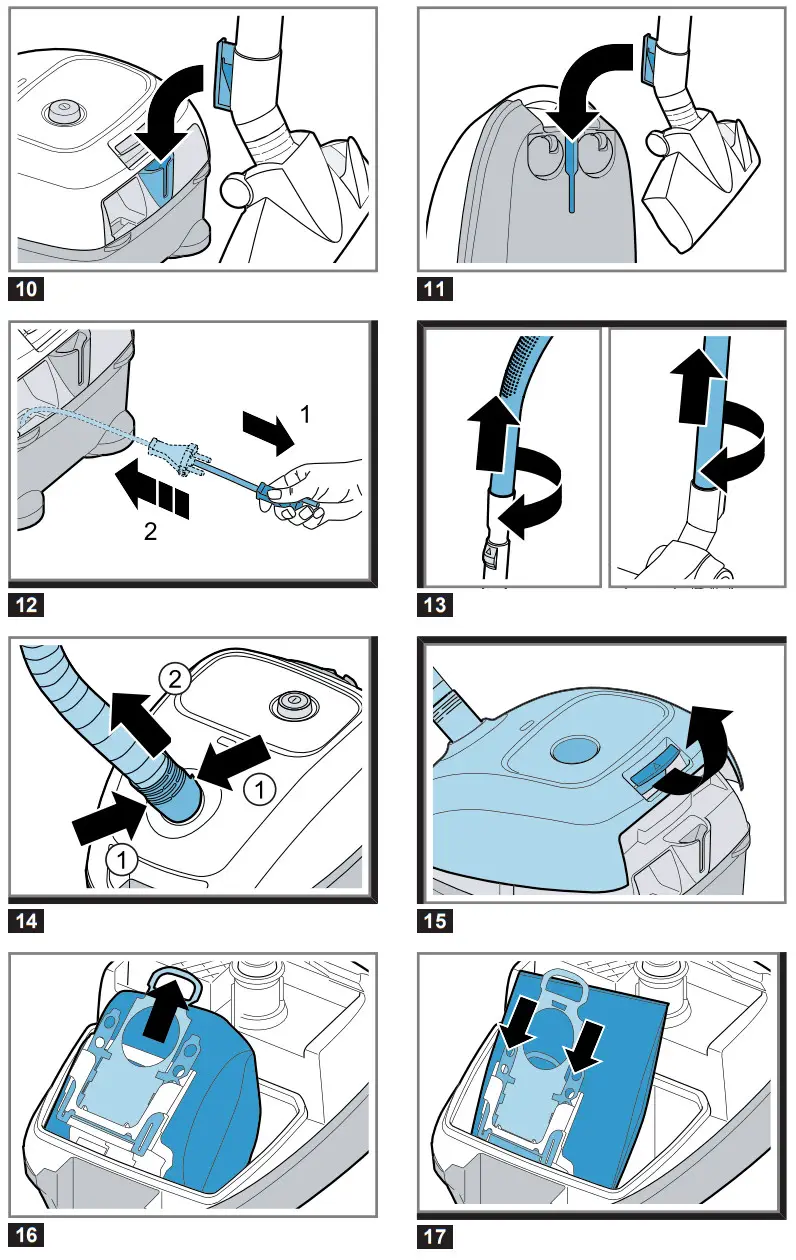 BOSCH BG Series Bagged Vacuum Cleaner User Manual - Figure 3