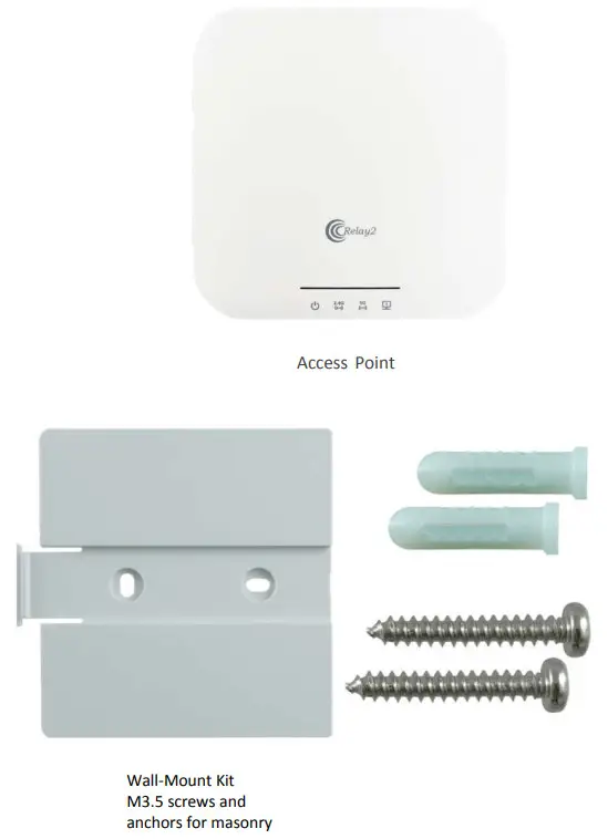Relay2 RA621 Smart Access Point - Package Content