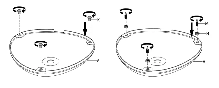 audizio HTS12 Universal Surround Sound Speaker Stands-2