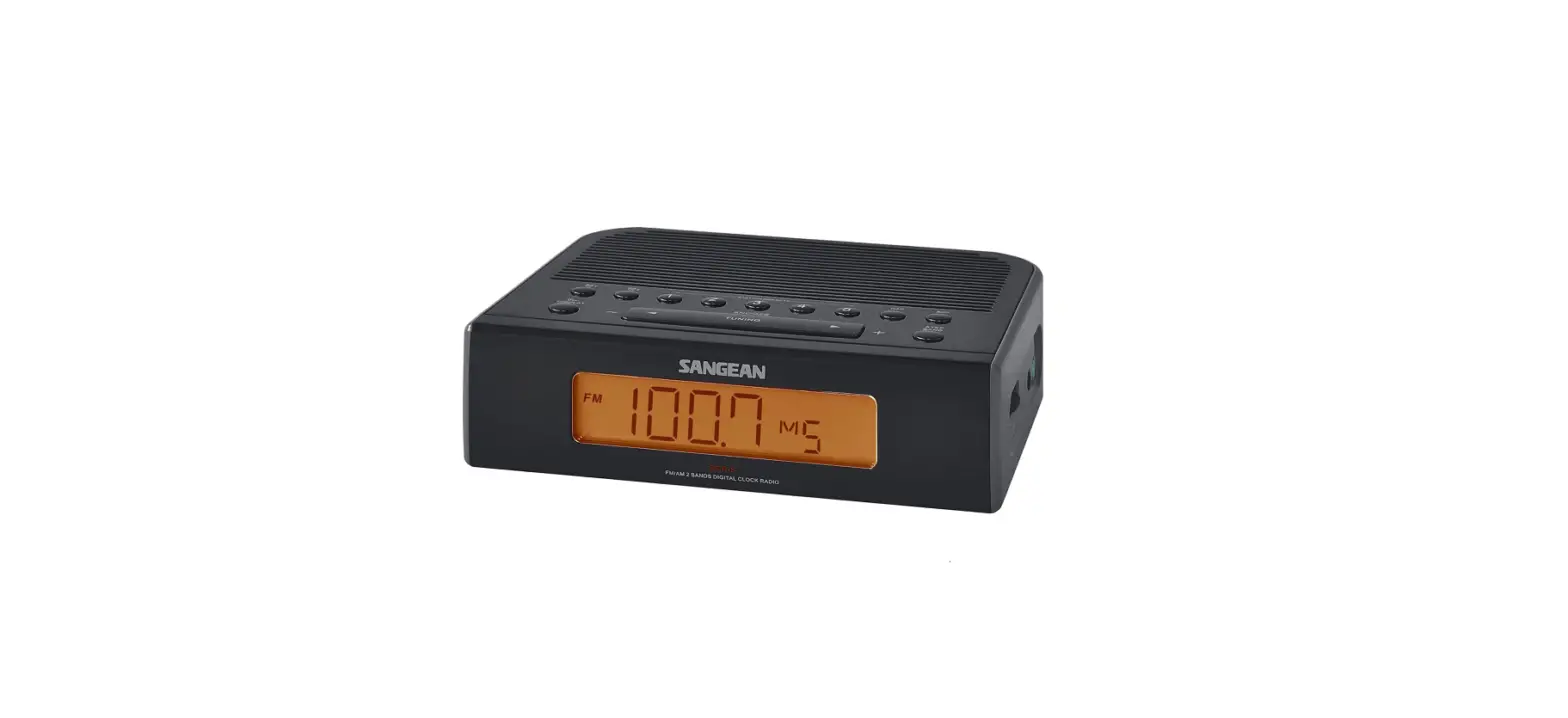 Sangean Rcr-5bk Fm Digital Tuning Clock Radio User Manual