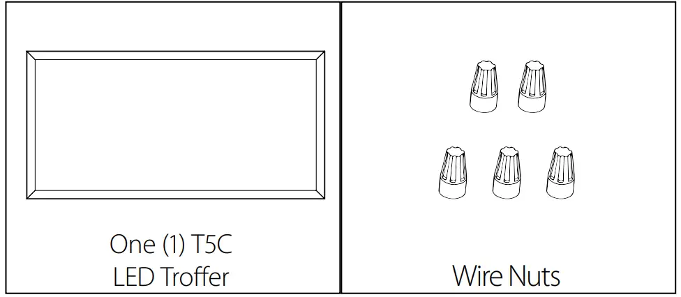 NICOR T5C LED Troffer fig
