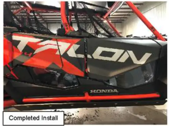 Trail ARMOR Honda Talon 1000-4 Door Extensions - fig7