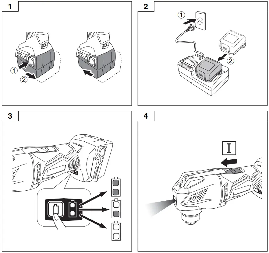 HiKOKI CV14DBL 14 4V Cordless Multi Tools - Fig 6