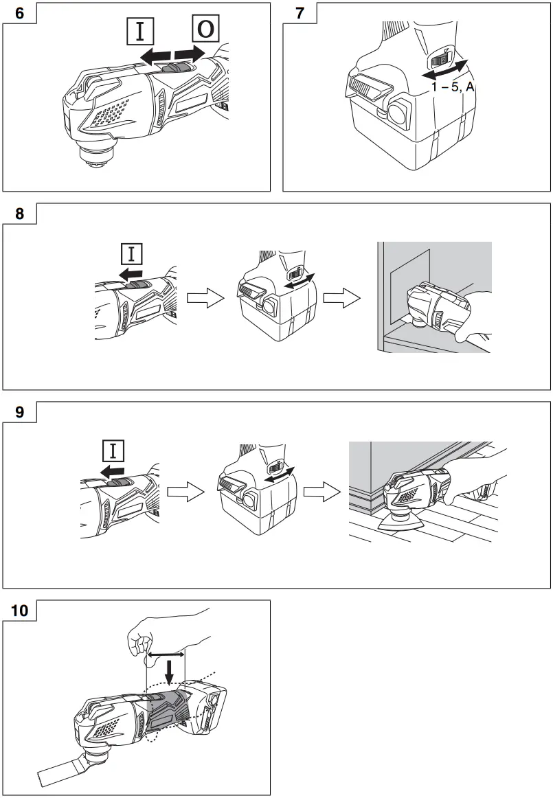 HiKOKI CV14DBL 14 4V Cordless Multi Tools - Fig 8