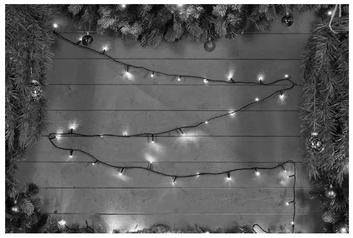 EKVIP 022380 Battery Powered String Light LED -