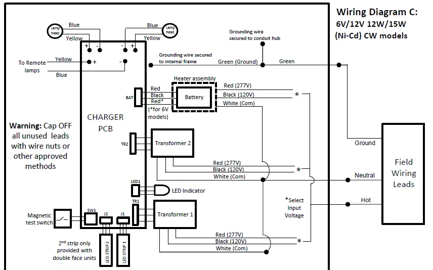 Emergency-Lights-Co-LED-Industrial-Class-Division 2-Exit-Emergency-Combo fig 7