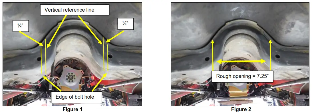 Hooker Headers BHS 588 Blackheart Gen III Hemi Swap TKX Transmission Crossmember - Fig