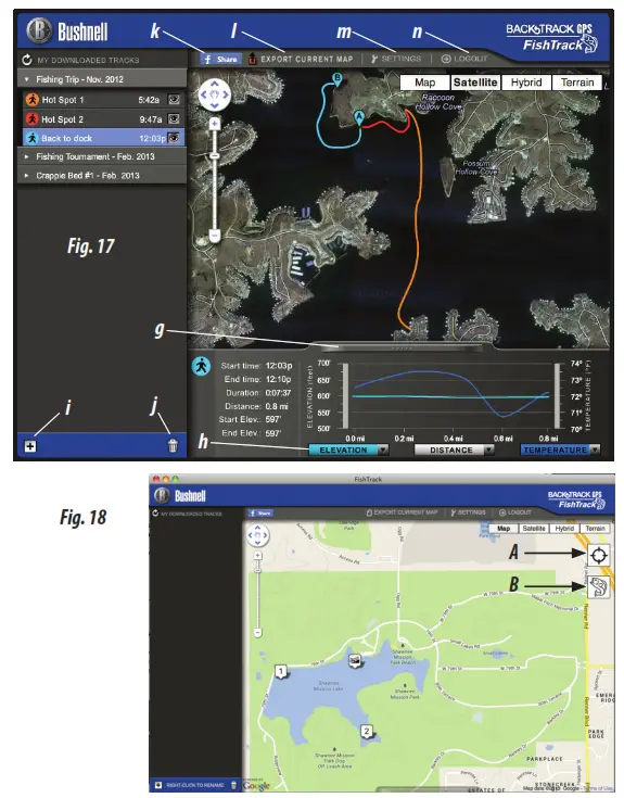 Bushnell 360600 Fishtrack GPS Fish Fishing Tracking Device - 17