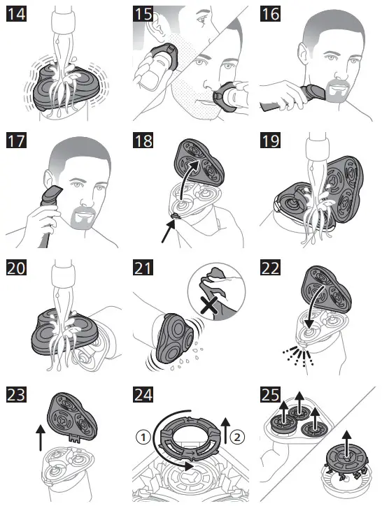 PHILIPS X5004, X5006 Shaver - Overview 2