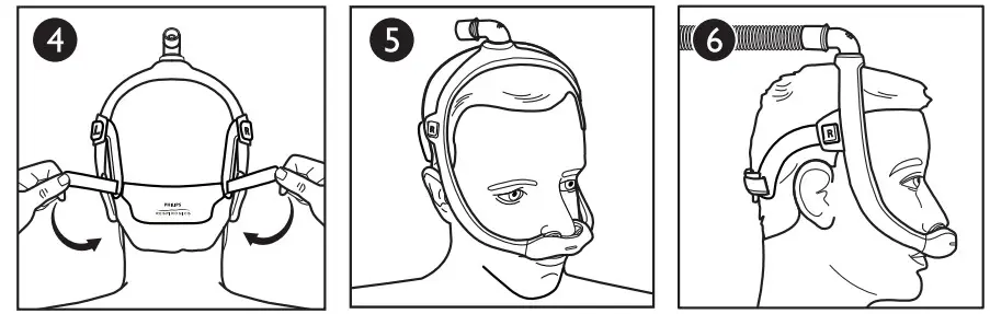 PHILIPS DreamWear Silicone Pillows Mask -head 2