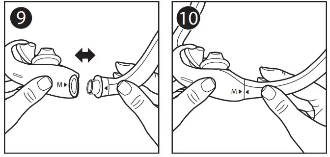PHILIPS DreamWear Silicone Pillows Mask - match the frame